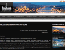 Tablet Screenshot of bestofhungarytours.com